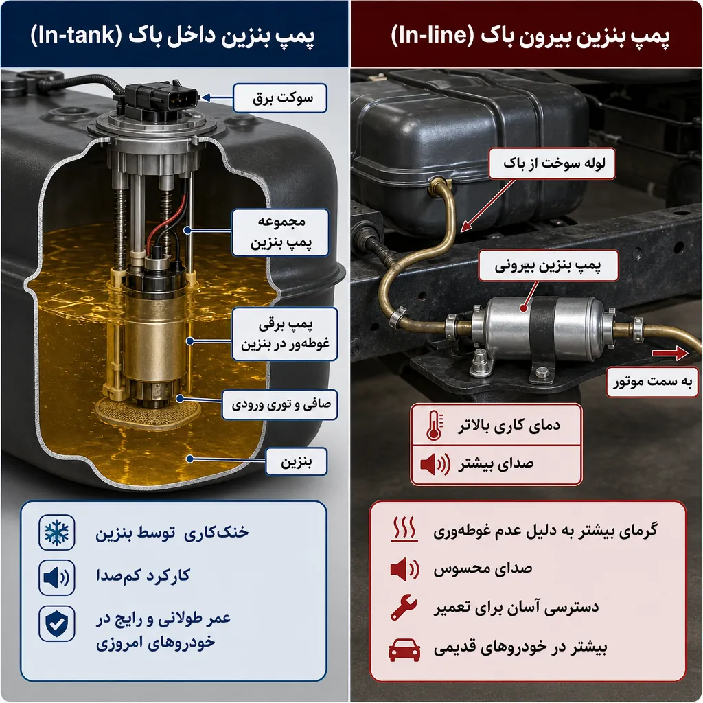 مقایسه-پمپ-بنزین-داخل-و-بیرون-باک